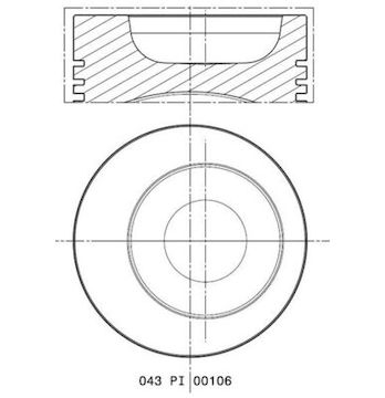 Píst MAHLE ORIGINAL 503 48 00