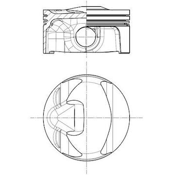 Píst MAHLE ORIGINAL 503 PI 00113 000