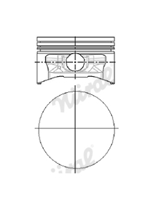 Píst NÜRAL 87-102300-00