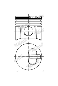 Píst NÜRAL 87-103500-00