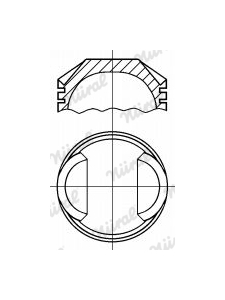 Píst NÜRAL 87-107100-40