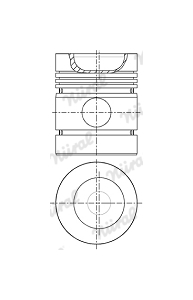 Píst NÜRAL 87-107200-10