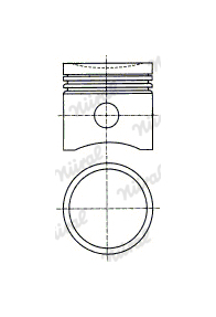 Píst NÜRAL 87-108700-00