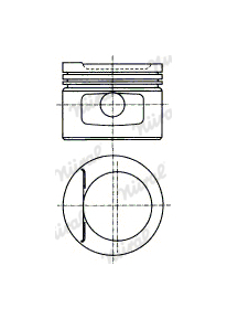 Píst NÜRAL 87-109700-00