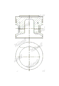 Píst NÜRAL 87-109700-20