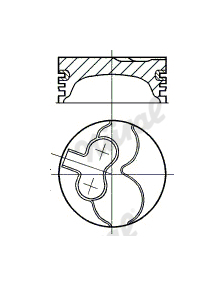 Píst NÜRAL 87-111200-00