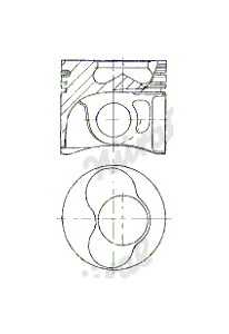 Píst NÜRAL 87-114900-40