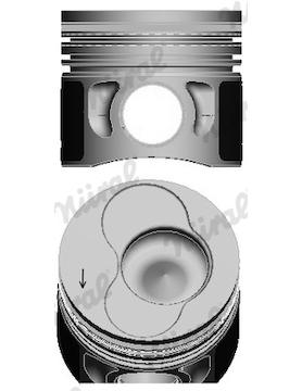 Píst NÜRAL 87-114907-25