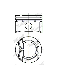 Píst NÜRAL 87-118006-10