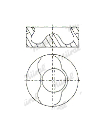 Píst NÜRAL 87-124000-10