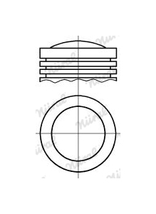 Píst NÜRAL 87-126200-00