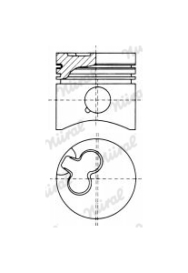 Píst NÜRAL 87-133100-00