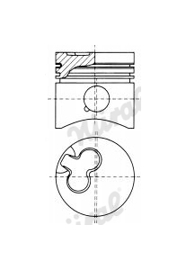 Píst NÜRAL 87-133105-00