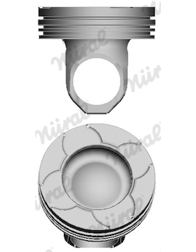 Píst NÜRAL 87-135500-10