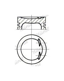 Píst NÜRAL 87-136600-00