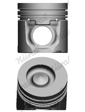 Píst NÜRAL 87-136900-30