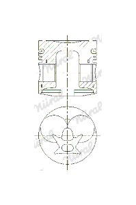 Píst NÜRAL 87-170707-00