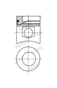 Píst NÜRAL 87-176800-30