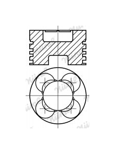 Píst NÜRAL 87-176900-10