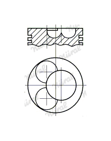 Píst NÜRAL 87-179000-10