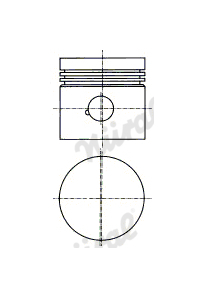 Píst NÜRAL 87-181600-00
