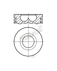 Píst NÜRAL 87-206800-30