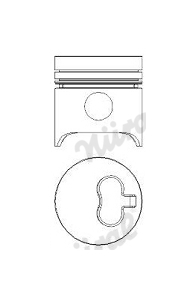 Píst NÜRAL 87-207311-00
