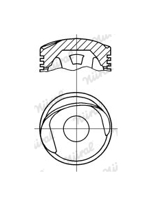 Píst NÜRAL 87-214107-00