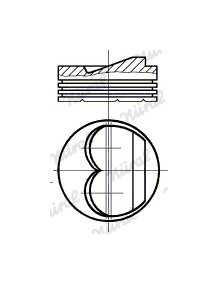 Píst NÜRAL 87-215208-00