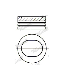 Píst NÜRAL 87-215300-10