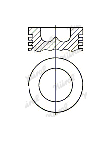 Píst NÜRAL 87-245200-60