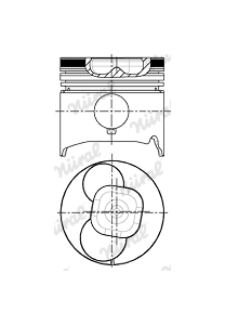 Píst NÜRAL 87-248000-00