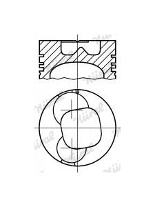 Píst NÜRAL 87-248000-30