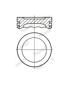 Píst NÜRAL 87-263107-10