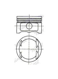 Píst NÜRAL 87-287500-00