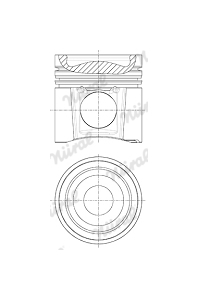 Píst NÜRAL 87-289300-20