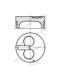 Píst NÜRAL 87-295400-00