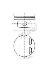 Píst NÜRAL 87-304207-00