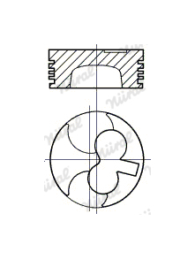 Píst NÜRAL 87-307000-20