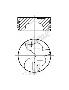 Píst NÜRAL 87-307600-30