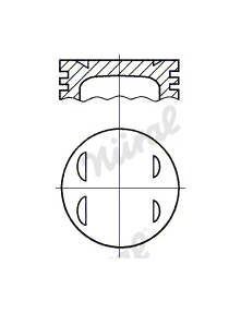 Píst NÜRAL 87-336600-00
