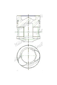 Píst NÜRAL 87-337500-30