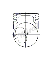 Píst NÜRAL 87-373800-30