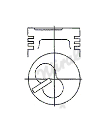 Píst NÜRAL 87-373800-40