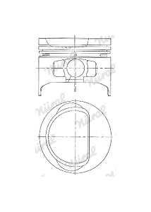 Píst NÜRAL 87-374407-00