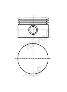 Píst NÜRAL 87-404500-20