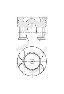 Píst NÜRAL 87-422400-00