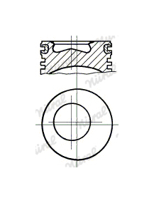 Píst NÜRAL 87-425000-00