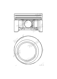 Píst NÜRAL 87-425700-00