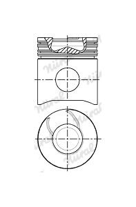 Píst NÜRAL 87-433300-10